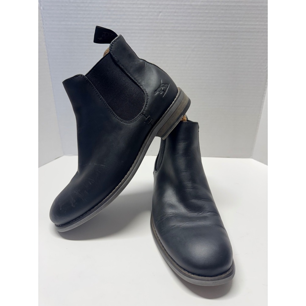 Rodd & Gunn Ealing Chelsea Boot Black Leather Mens‎ EUR 41 ZX0539